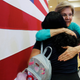 Presidential candidate Sen. Elizabeth Warren (D-Mass.) embraces a supporter at a campaign event, July 2, 2019, in Las Vegas.